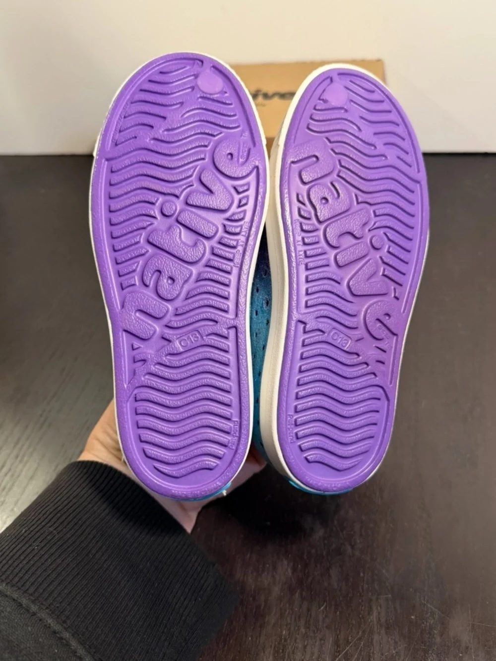 Native Jefferson Bling Slip On Shoes Glittered Starfish Little Kids/Toddler C13